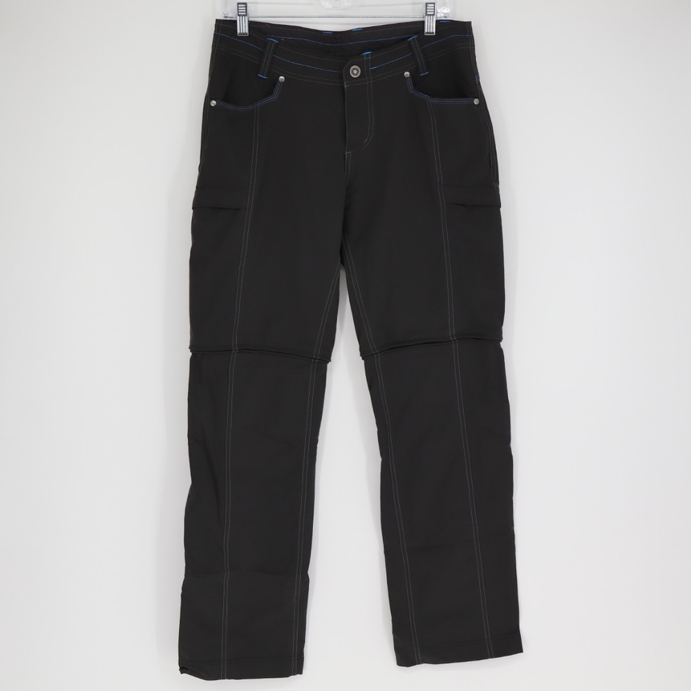 Kuhl Women's Destroyr Hiking Pant Size 10 Zip Off Gorpcore Pockets Outdoor Black